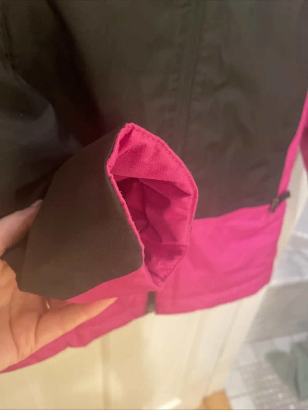 The North Face Girls Kids Pink Freedom Insulated Water Repellent Jacket, M(10)